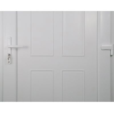 Porte d'entrée FORTIA pvc blanc RAL 9003 Lorne 87 x h.219 cm poussant gauche