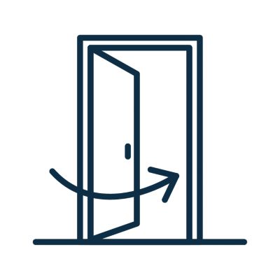 Porte d'entrée FORTIA pvc blanc RAL 9003 Lorne 87 x h.219 cm poussant gauche