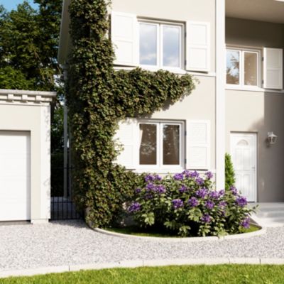 Porte d'entrée FORTIA pvc blanc RAL 9003 Lorne 97 x h.219 cm poussant gauche