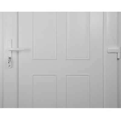Porte d'entrée FORTIA pvc blanc RAL 9003 Lorne 97 x h.219 cm poussant gauche