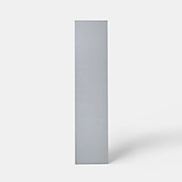 Porte de colonne de cuisine Alisma gris mat L. 30 cm x H. 130 cm GoodHome