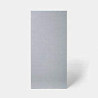 Porte de colonne de cuisine Alisma gris mat L. 60 cm x H. 130 cm GoodHome