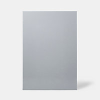 Porte de colonne de cuisine Alisma gris mat L. 60 cm x H. 90 cm GoodHome