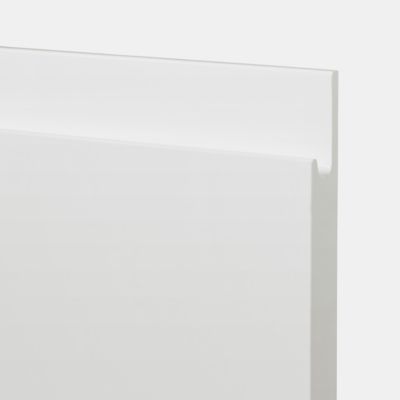 Porte de colonne de cuisine Garcinia blanc brillant L. 50 cm x H. 130 cm GoodHome
