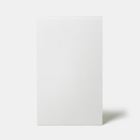 Porte de colonne de cuisine Garcinia blanc brillant L. 60 cm x H. 100 cm GoodHome