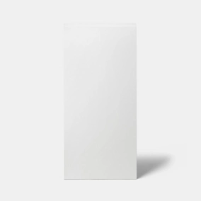 Porte de colonne de cuisine Garcinia blanc brillant L. 60 cm x H. 130 cm GoodHome