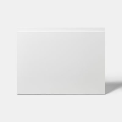 Porte de colonne de cuisine Garcinia blanc brillant L. 60 cm x H. 45 cm GoodHome