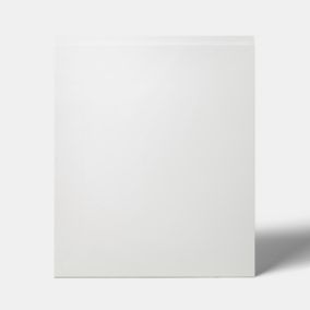 Porte de colonne de cuisine Garcinia blanc brillant L. 60 cm x H. 72 cm GoodHome