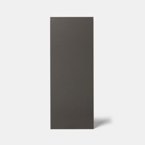 Porte de colonne de cuisine Garcinia gris anthracite brillant L. 50 cm x H. 130 cm GoodHome