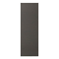 Porte de colonne de cuisine Garcinia gris anthracite brillant L. 50 cm x H. 150 cm GoodHome