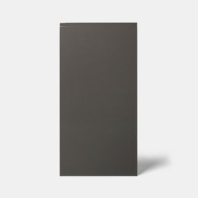 Porte de colonne de cuisine Garcinia gris anthracite brillant L. 60 cm x H. 120 cm GoodHome