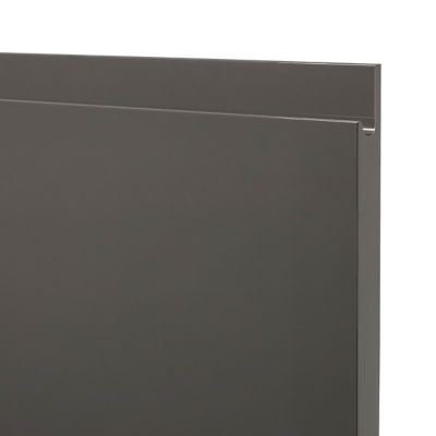 Porte de colonne de cuisine Garcinia gris anthracite brillant L. 60 cm x H. 72 cm GoodHome