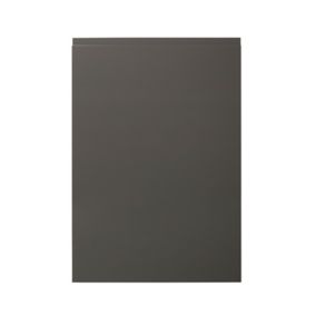 Porte de colonne de cuisine Garcinia gris anthracite brillant L. 60 cm x H. 87 cm GoodHome