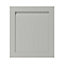 Porte de colonne de cuisine Garcinia gris ciment L. 60 cm x H. 70 cm GoodHome