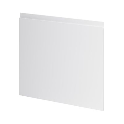 Porte de colonne de cuisine Garcinia gris clair brillant L. 60 cm x H. 55 cm GoodHome