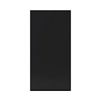 Porte de colonne de cuisine Pasilla noir mat L. 60 cm x H. 120 cm GoodHome