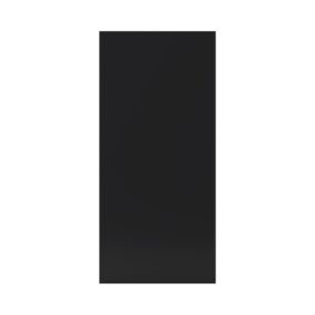 Porte de colonne de cuisine Pasilla noir mat L. 60 cm x H. 130 cm GoodHome