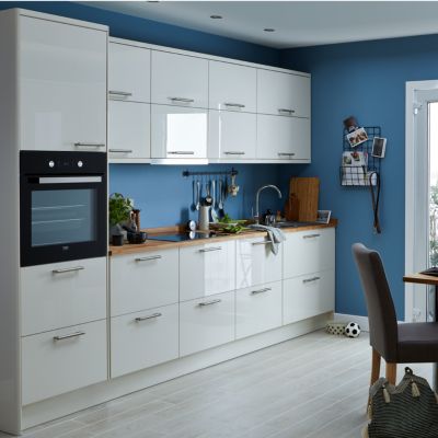 Porte de colonne de cuisine Stevia crème L. 60 cm x H. 55 cm GoodHome