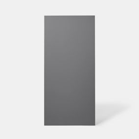 Porte de colonne de cuisine Stevia gris anthracite L. 60 cm x H. 130 cm GoodHome