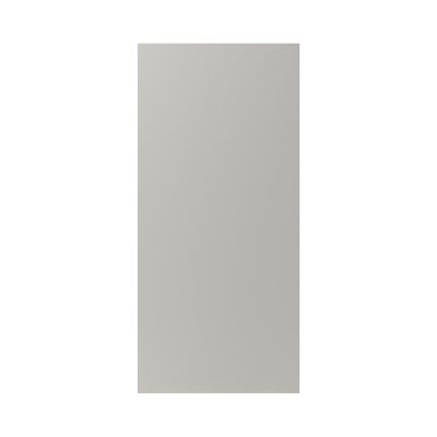 Porte de colonne de cuisine Stevia gris mat L. 60 cm x H. 130 cm GoodHome