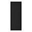 Porte de colonne de cuisine Stevia noir mat L. 50 cm x H. 130 cm GoodHome