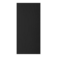 Porte de colonne de cuisine Stevia noir mat L. 60 cm x H. 130 cm GoodHome
