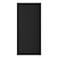 Porte de colonne de cuisine Stevia noir mat L. 60 cm x H. 130 cm GoodHome