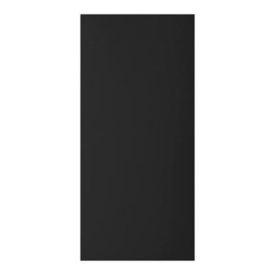 Porte de colonne de cuisine Stevia noir mat L. 60 cm x H. 130 cm GoodHome