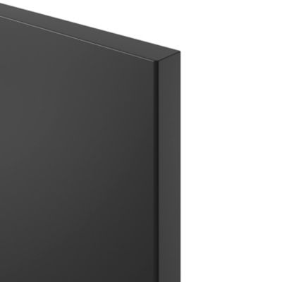 Porte de colonne de cuisine Stevia noir mat L. 60 cm x H. 130 cm GoodHome