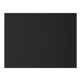Porte de colonne de cuisine Stevia noir mat L. 60 cm x H. 45 cm GoodHome