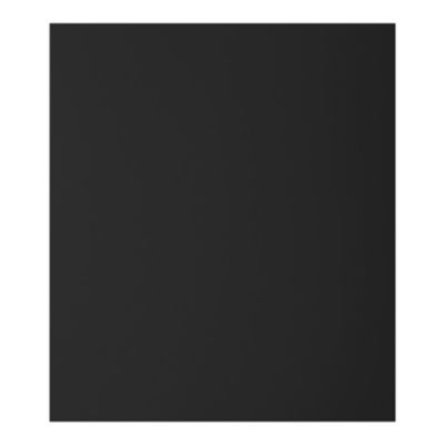 Porte de colonne de cuisine Stevia noir mat L. 60 cm x H. 70 cm GoodHome