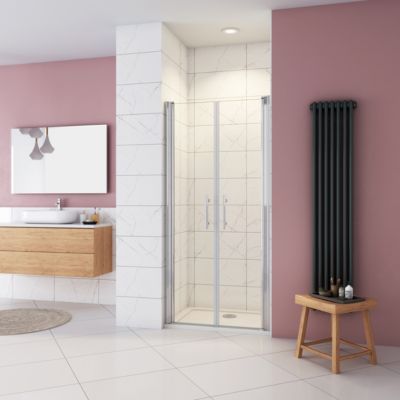 Porte De douche 110x197cm avec en verre sécurit clair anticalcaire
