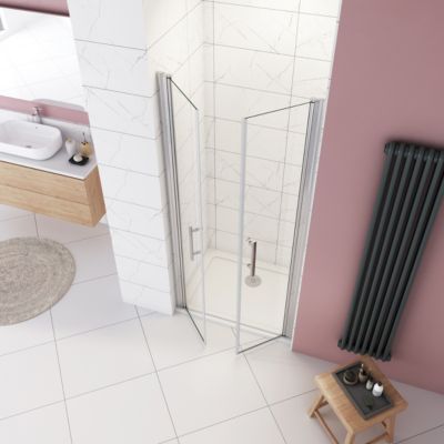 Porte De douche 110x197cm avec en verre sécurit clair anticalcaire