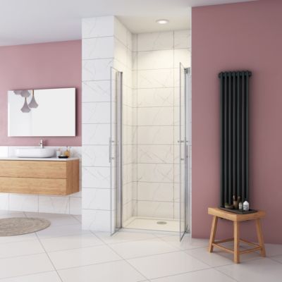 Porte De douche 110x197cm avec en verre sécurit clair anticalcaire