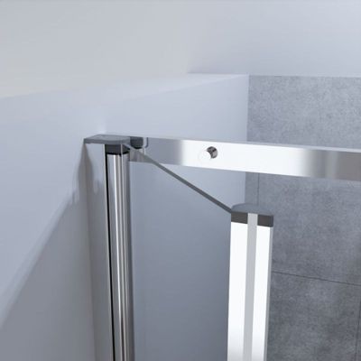 Porte de douche 120 cm pivotante double porte - OCEANE PMR Gauche
