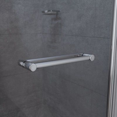 Porte de douche 120 cm pivotante double porte - OCEANE PMR Gauche