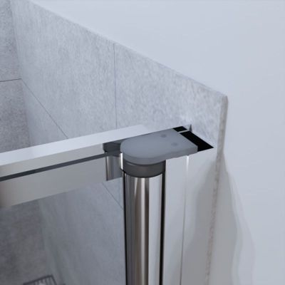 Porte de douche 120 cm pivotante double porte - OCEANE PMR Gauche