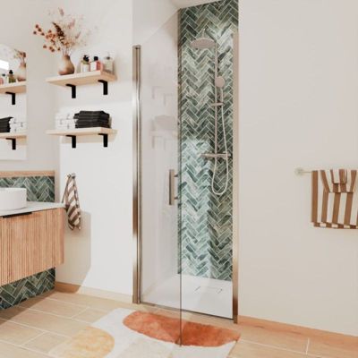 Porte de douche 80 cm pivotante DYLANE