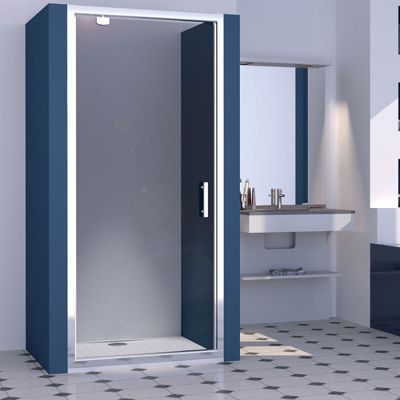 Porte de douche 90 cm pivotante NERINA