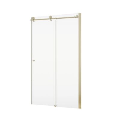 Porte de douche coulissante 120x200 cm, doré, Schulte MasterClass