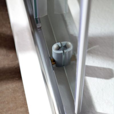 Cabine De Douche Angulaire Idralite 75x75 Cm – Verre Transparent, Ouverture Coulissante – Neuf