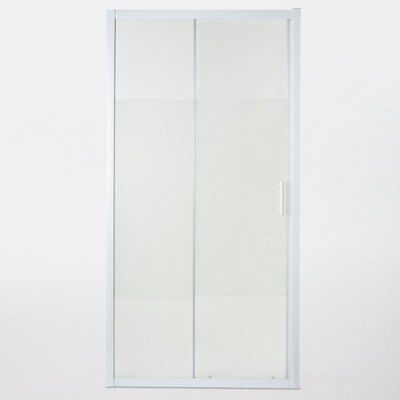 Porte de douche coulissante Cooke & Lewis Onega sérigraphié 100 cm