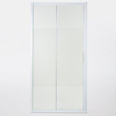 Porte de douche coulissante Cooke & Lewis Onega sérigraphié 120 cm