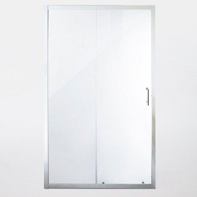 Porte de douche coulissante Cooke & Lewis Onega transparente 120 cm