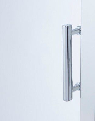 Porte de douche coulissante Cooke & Lewis Onega transparente 120 cm