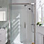 Porte de douche coulissante Cooke & Lewis Pure transparent 140 cm