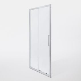 Porte de douche coulissante Cooke & Lewis Zilia transparent 160 cm