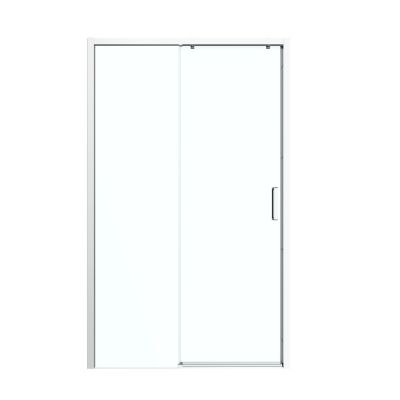 Porte de douche coulissante PMR l.120 x 195 cm, profilés finition chrome, GoodHome Ledava