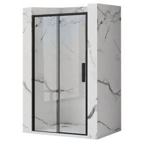 Porte de douche coulissante REA Rapid Slide Black 130