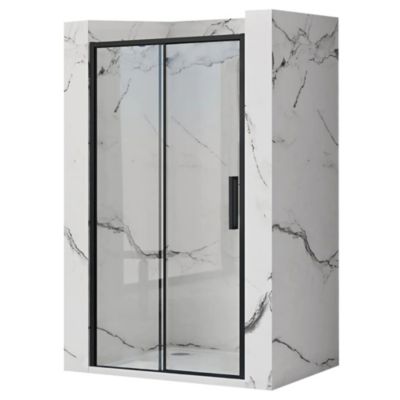 Porte de douche coulissante REA Rapid Slide Black 150